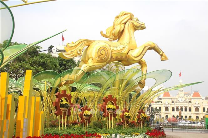 Những điểm nhấn đầu tiên của đường hoa Nguyễn Huệ 2026